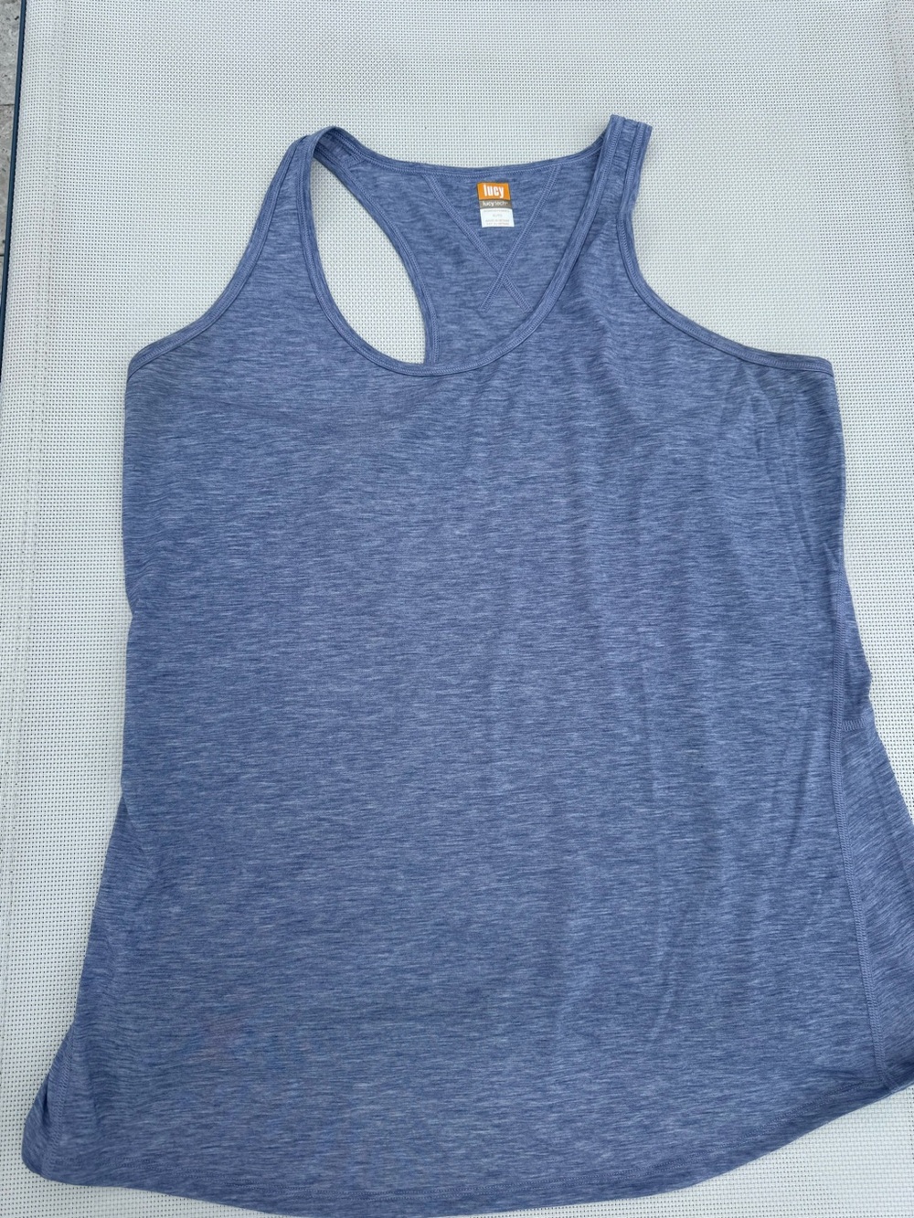 Lucy Light Blue Racerback Tank Top